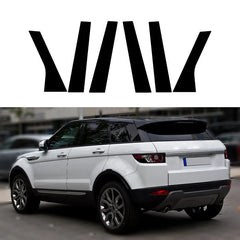 For Range Rover Evoque L538  5-Door 2013-2018 6Pcs Car Door Window Pillar Posts Trim Cover Sticker Glossy Black Exterior Parts