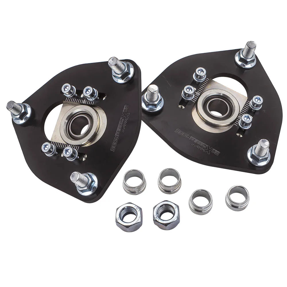 2x Suspension Top Mounts Front Camber Plate Upper Mount  for Nissan  S13  Silva  Japan Market  89-93