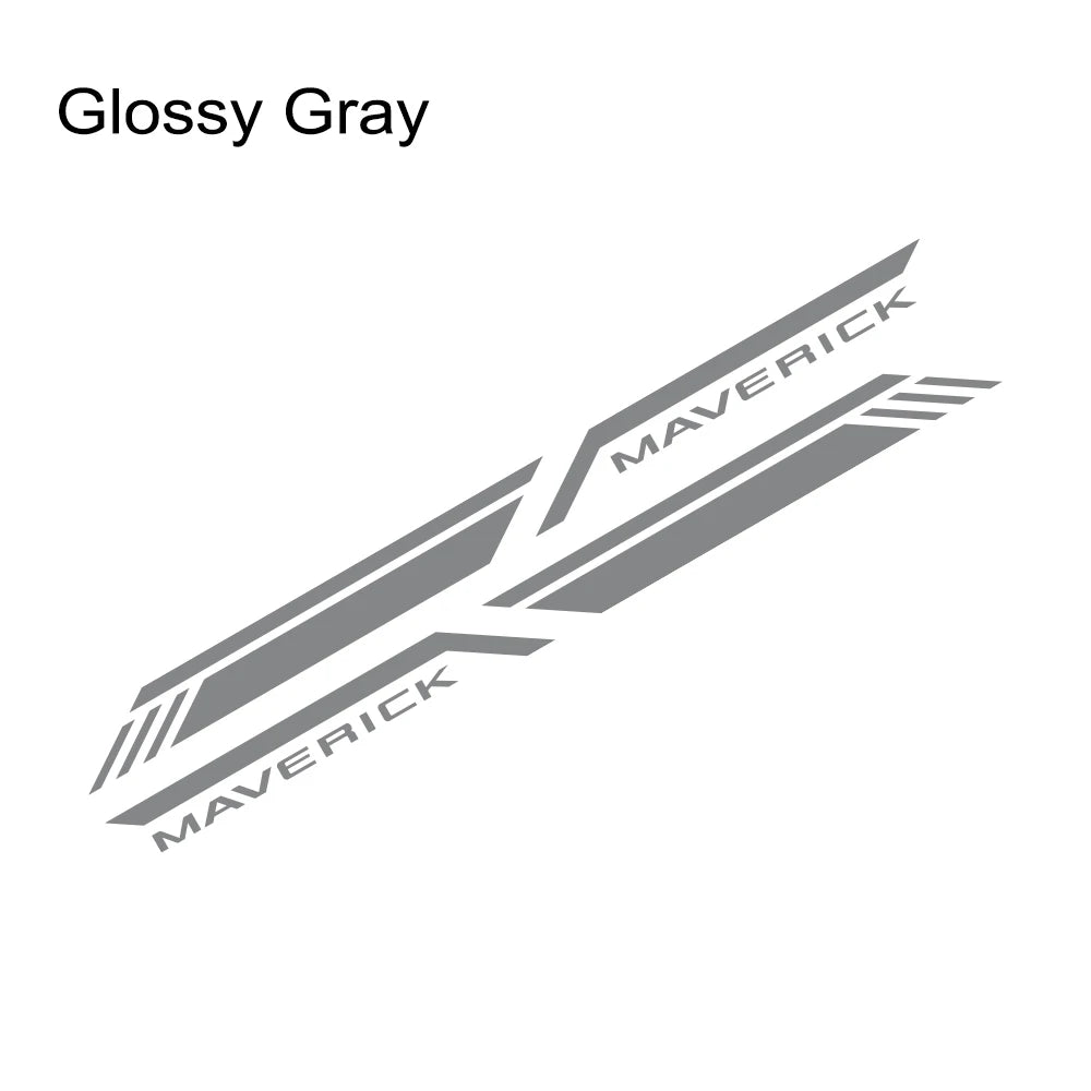 Trunk Side Stripe Decal for Ford Maverick XL / XLT / Lariat | Pickup Bed Vinyl Sticker