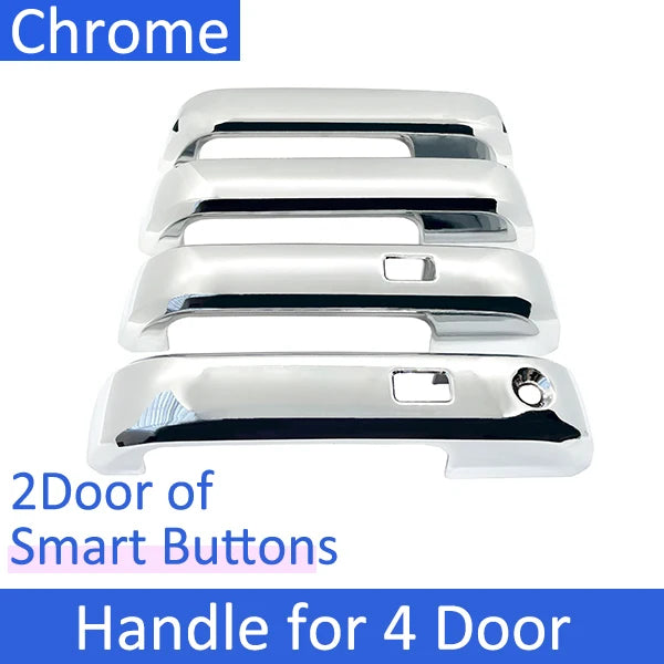 Chrome Smart Door Handle Cover for Ford F-150 (2015–2020) | Exterior Decoration Protective Film