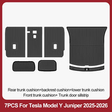 Cargar imagen en el visor de la galería, TPE Floor Mats &amp; Luggage Mat for Tesla Model Y Juniper Premium / Performance (2025+) | All-Weather Set