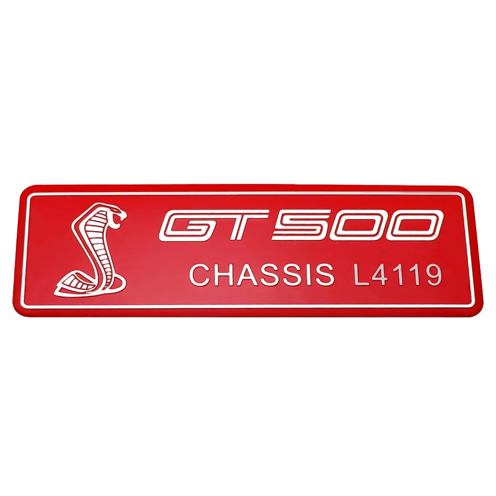 Alloy GT350 / GT500 Logo Trunk & Body Badge | Ford Shelby Mustang Emblem Sticker