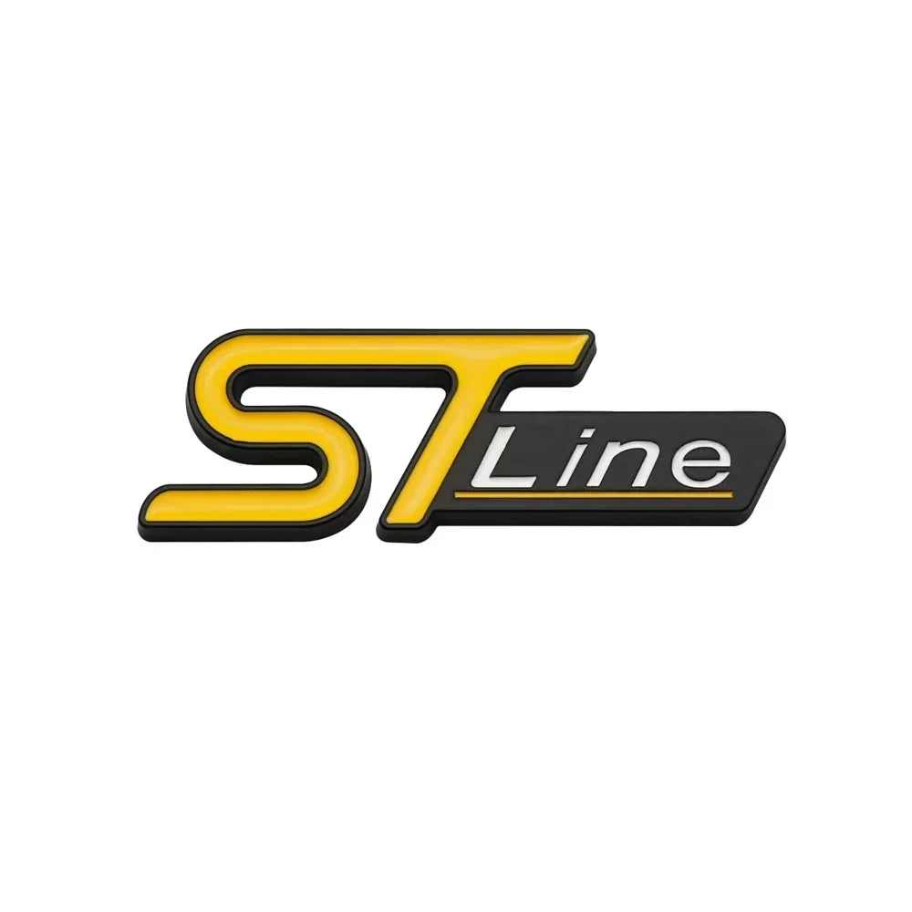 3D Metal ST Line Trunk Badge | Ford Focus / Mondeo / Kuga / Ecosport Emblem