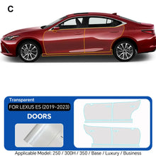 Load image into Gallery viewer, Precut PPF for Lexus ES 250 / 300h / 350 (2019–2023) | TPU Paint Protection Film Clear Bra