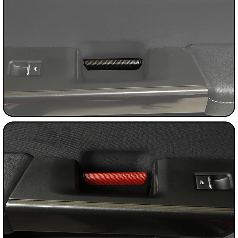 BAWA Car Door Inner Handle Decoration Stickers Protection Cover Interior Accessories For Ford F150 2021 2022 2023 2024 2025