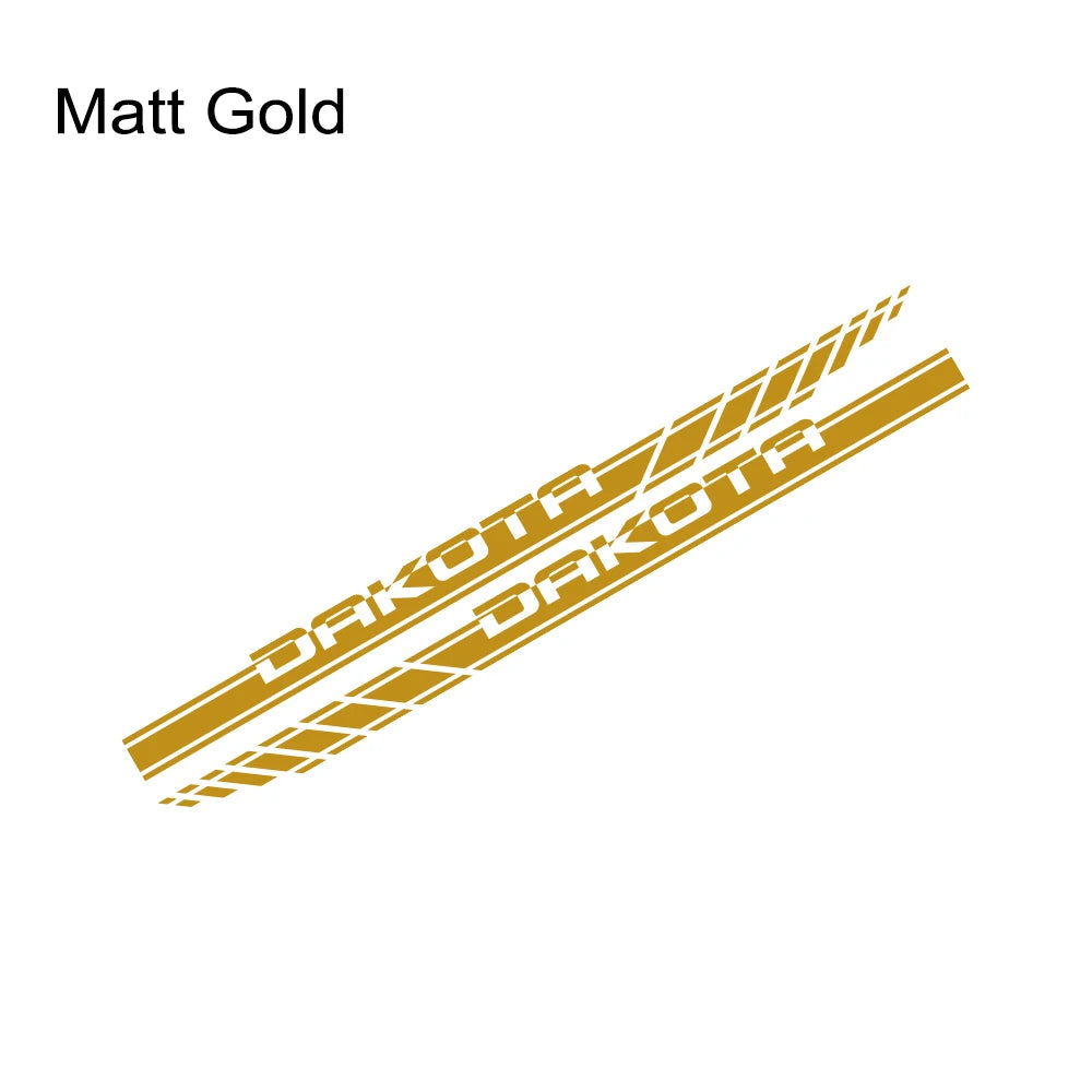 Door Side Stripe Decal for Dodge Dakota SLT / SXT / 5.9 / R/T / V6 | 2-Piece Vinyl Truck Graphic