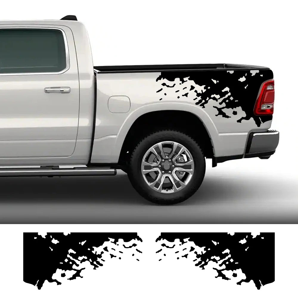 Universal Pickup Truck Sticker - Decorative Decal for Toyota Hilux, Isuzu D-Max, Dodge RAM, Ford F150, Chevrolet Silverado, Maxus T60