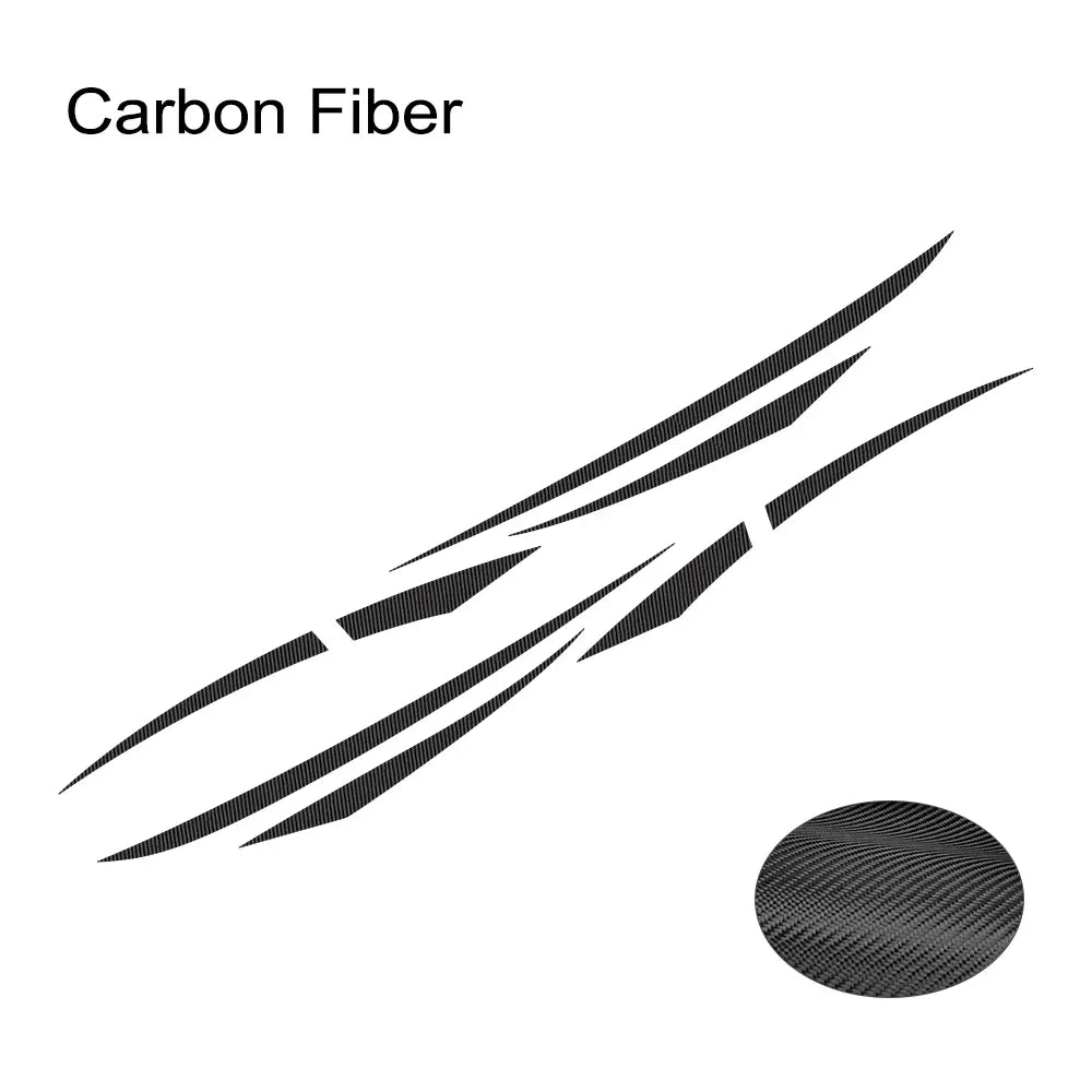 Door Side Skirt Stripe Decal | 2-Piece Self-Adhesive Color Change Vinyl Sticker for Cars & Trucks