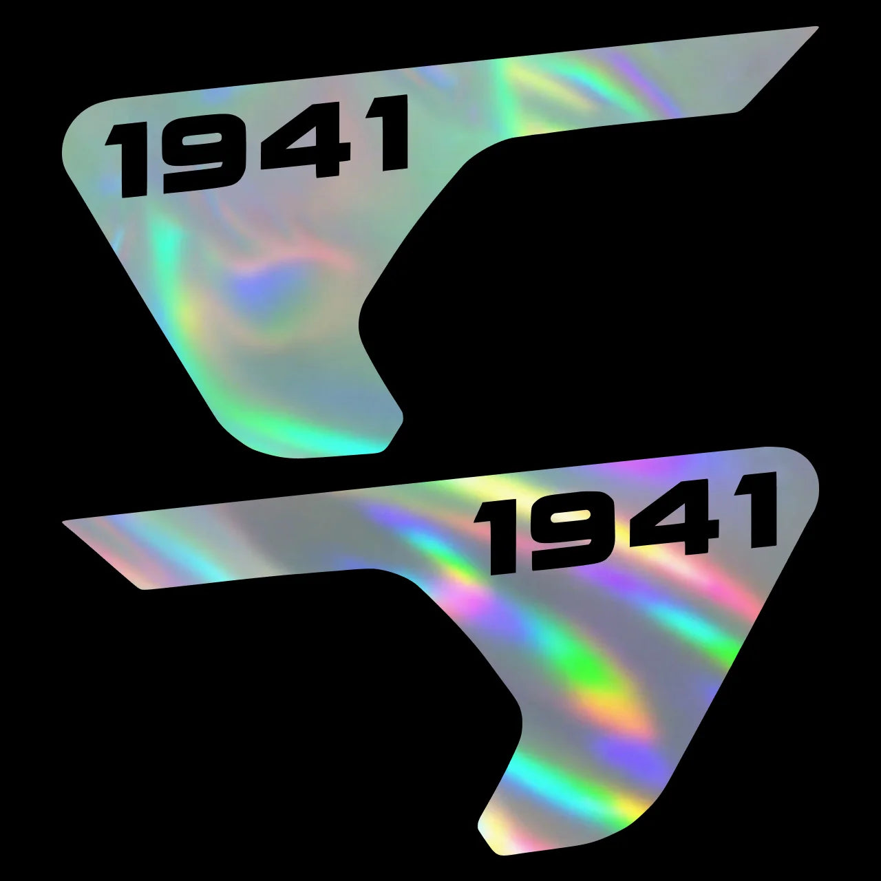 1941 Fender Vent Vinyl Sticker Fits 2018+ Jeep Wrangler JL & Jeep Gladiator JT