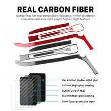 Load image into Gallery viewer, Real Soft Carbon Fiber Interior Trim for Ford Mustang GT / Dark Horse / EcoBoost (2024-2025)