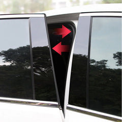 Car Pillar Posts Door Window Trim Cover Stickers Decal for Toyota Corolla E210 Hatchback 2019 2020 2021 2022 2023