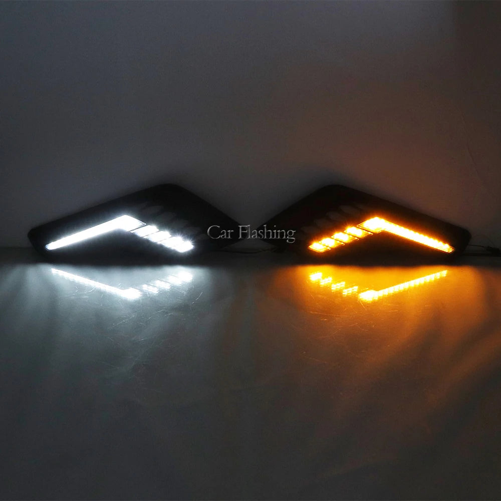 LED Fender Daytime Running Light for Ford Raptor F-150 (2022–2023) | 2-Piece DRL Turn Signal