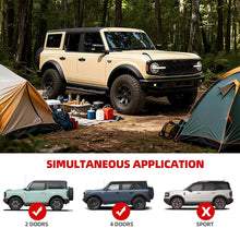 Cargar imagen en el visor de la galería, Ford Bronco Tailgate Table – Folding Luggage Shelf &amp; Load Platform (2021–2025, 2 &amp; 4-Door)