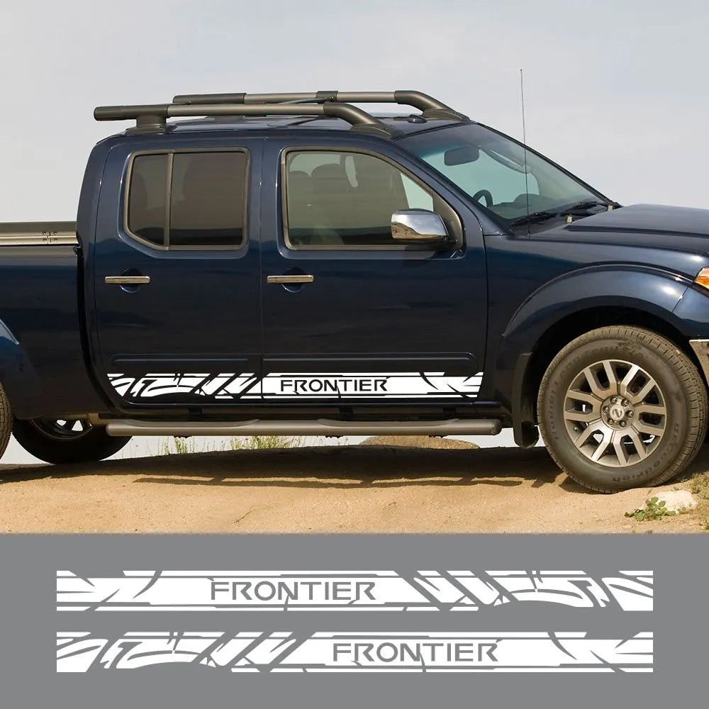 Racing Sport Door Side Decal for Nissan Frontier NP300 / Nismo | Vinyl Pickup Truck Sticker 2-Pack