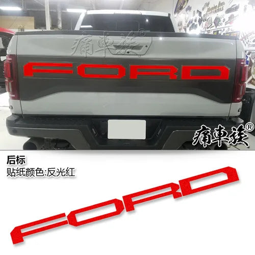 Custom Head Letter Vinyl Decal for Ford Raptor F-150 | KK Film Decorative Sticker