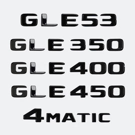 Trunk Words Logo Badge Emblem Decal for Mercedes-Benz GLE / GLE53 / GLE63 | AMG Sticker