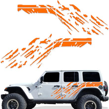 Load image into Gallery viewer, Jeep Wrangler JL 4-Door "Splash" Side Graphics Kit – 3M Vinyl Decal Wrap | 2018–2021 | Both Sides | 5 Colors