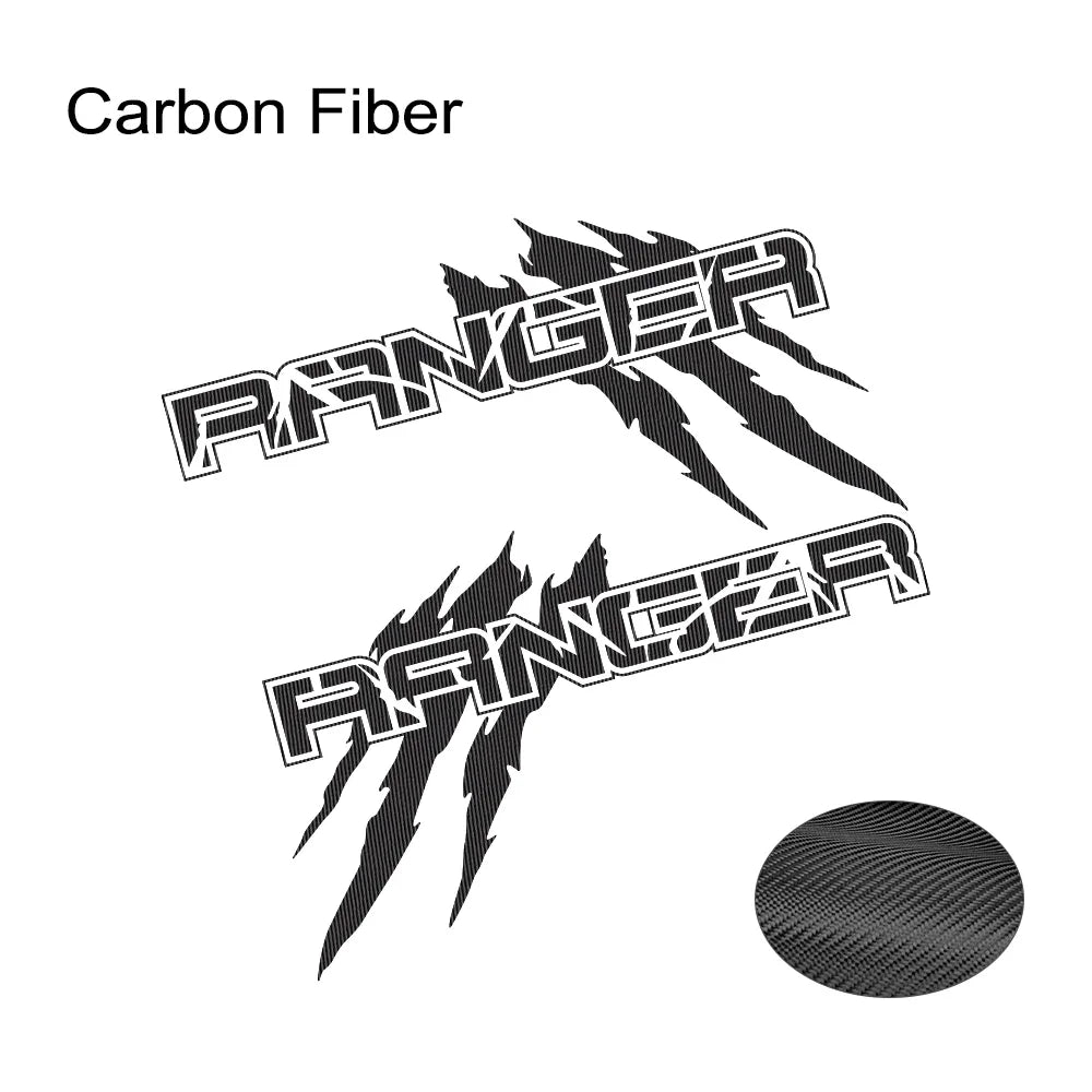 Car Body Side Sticker For Ford Ranger Raptor XLT XL Lariat  T6 Trim Pickup Truck Bed Decor Cover Decal Auto Tuning Decoration