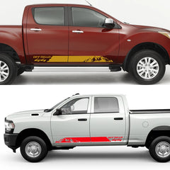 Mountain 4x4 Off-Road Door Side Decal | Universal Pickup Truck Vinyl Graphic