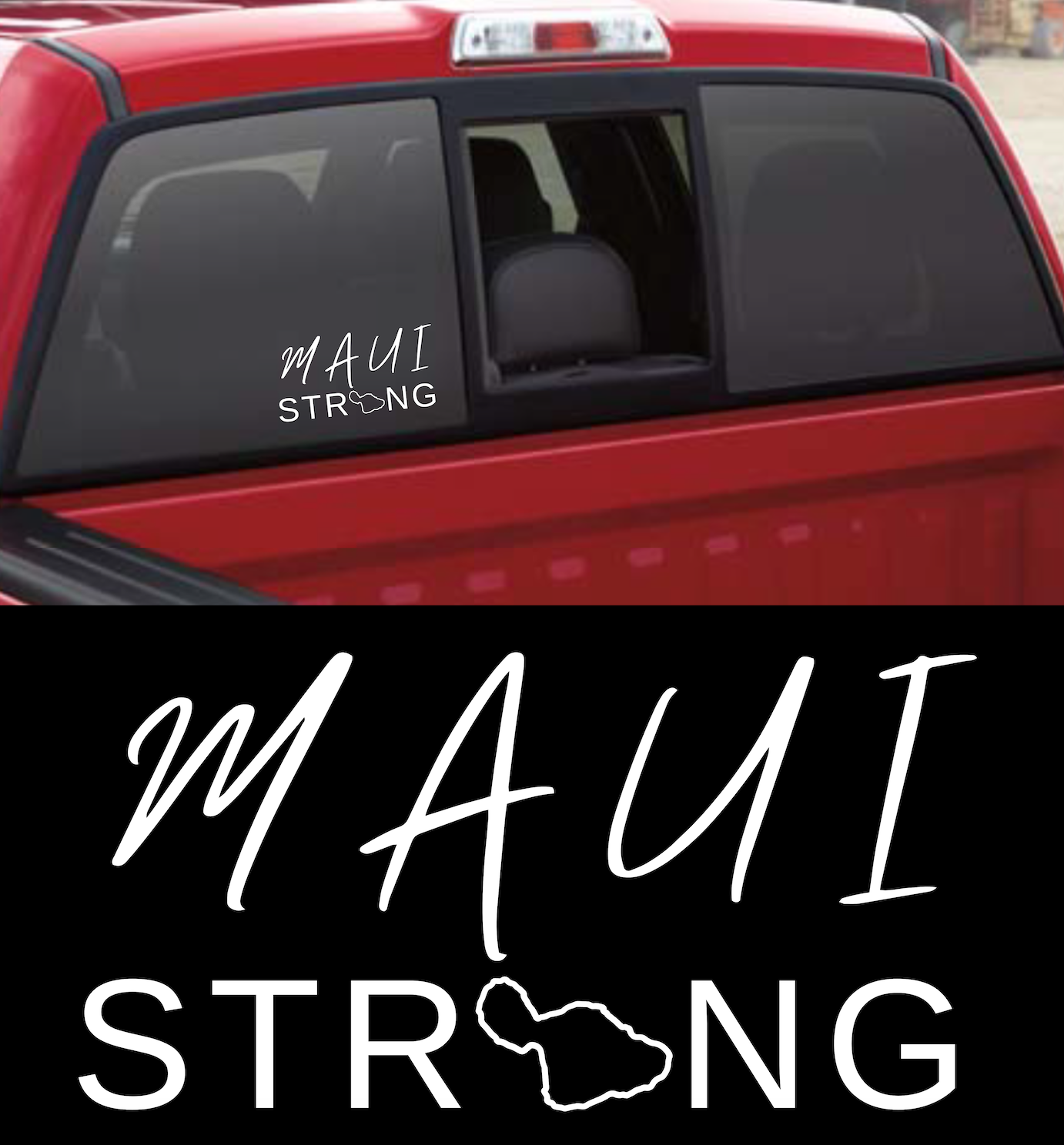 Maui Strong 6" Sticker Decal