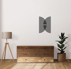 Abstract Minimalist Blending Arches Luxury Modern Decal Sticker Boho Wall Art for Home House Rental Apartment Decor