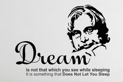 Abdul Kalam Motivational Quote Sticker Decal