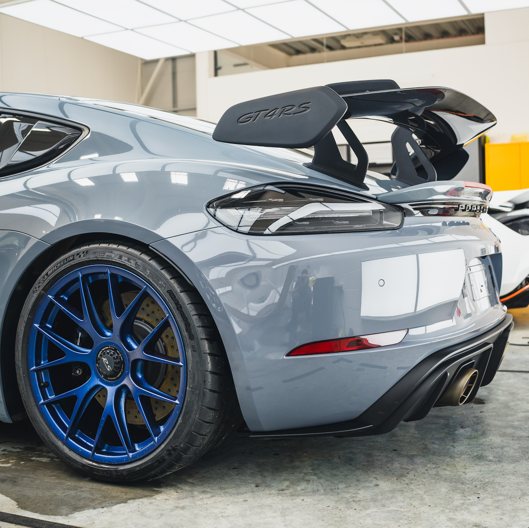 718 GT4 RS Style Rear Bumper Decal