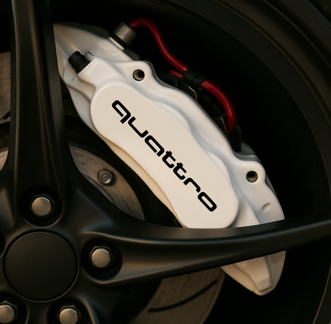 Audi QUATTRO Brake Caliper Decals [Set of 4]