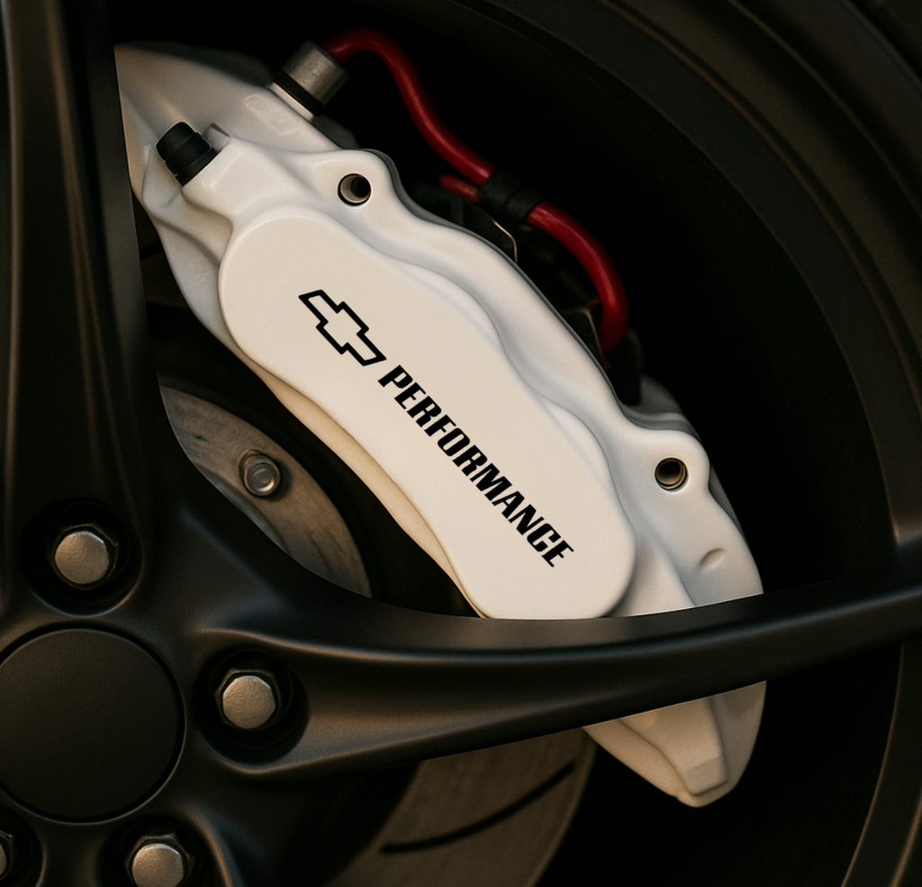 Calcomanía para pinza de freno de alto rendimiento de Chevrolet [Juego de 4]