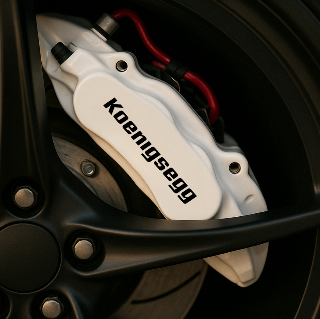 Koenigsegg Brake Caliper Decal [Set of 4]