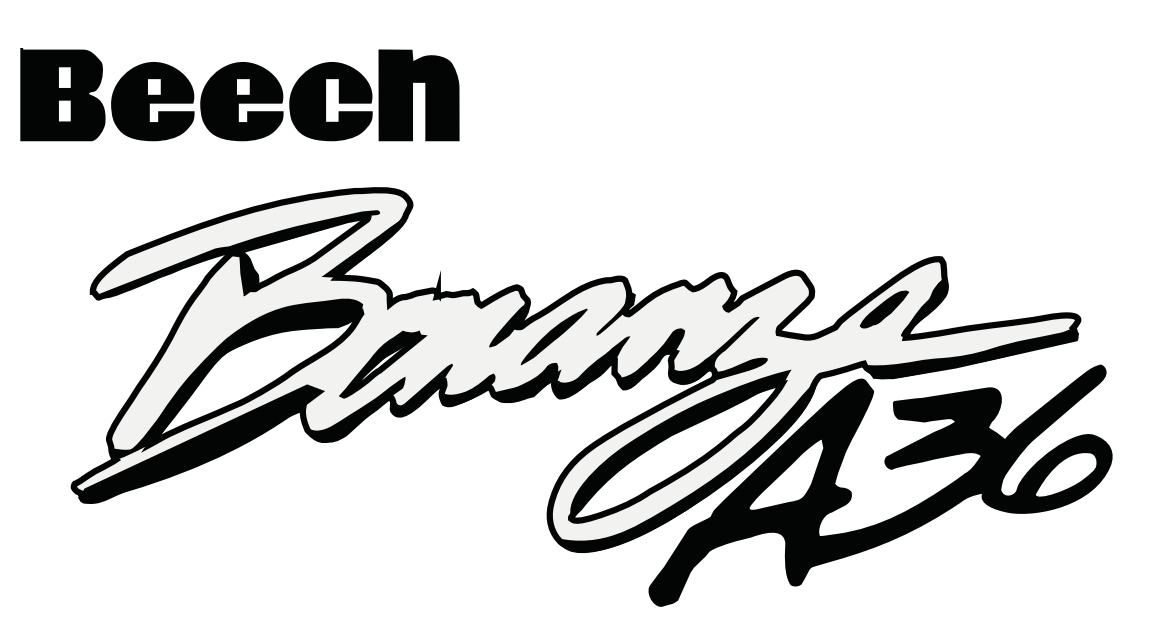 Universal Beechcraft Bonanza Logo Decal – Multiple Styles | Premium Vinyl Aircraft Stickers