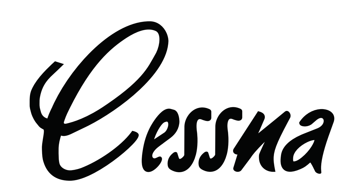 Universal Cessna Logo Decal – Multiple Styles | Premium Vinyl Aircraft Stickers