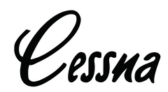 Universal Cessna Logo Decal – Multiple Styles | Premium Vinyl Aircraft Stickers