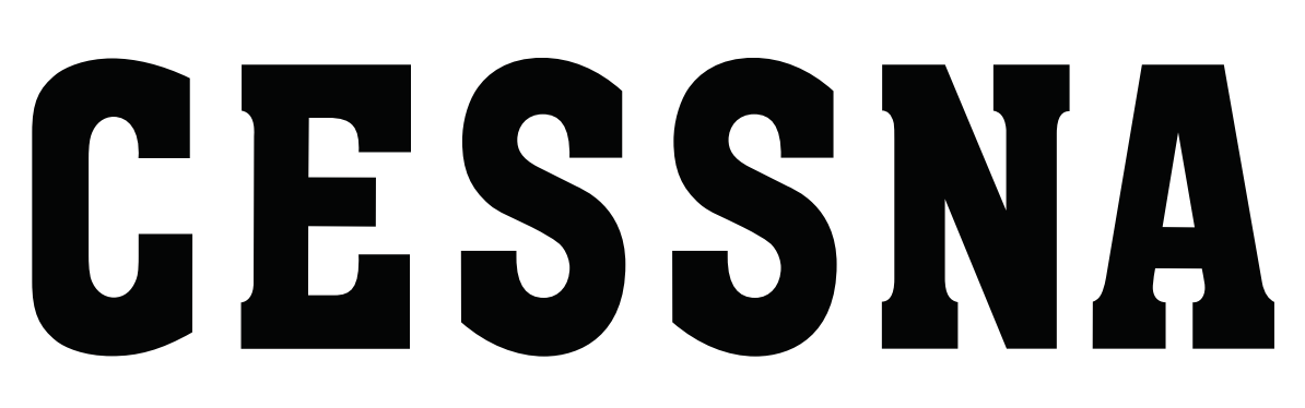 Universal Cessna Logo Decal – Multiple Styles | Premium Vinyl Aircraft Stickers