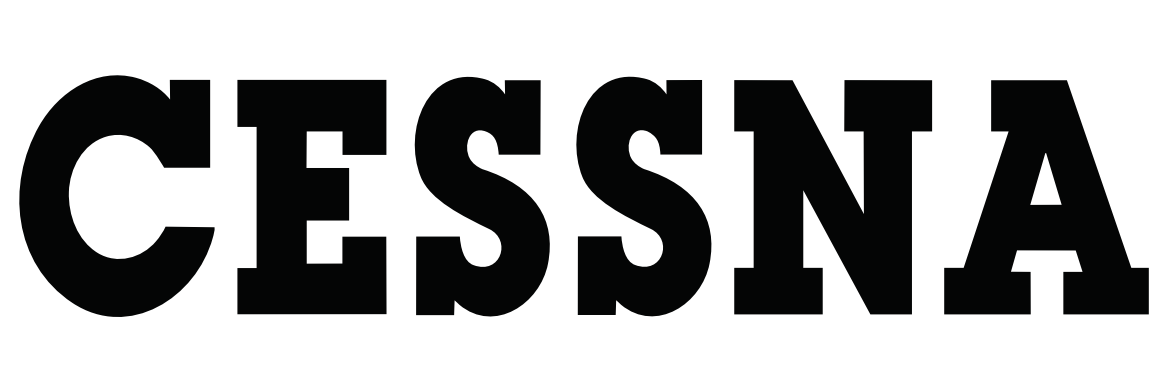 Universal Cessna Logo Decal – Multiple Styles | Premium Vinyl Aircraft Stickers