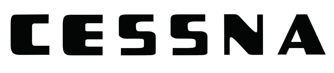 Universal Cessna Logo Decal – Multiple Styles | Premium Vinyl Aircraft Stickers