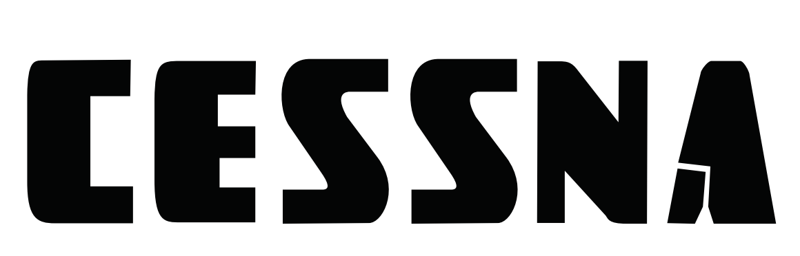 Universal Cessna Logo Decal – Multiple Styles | Premium Vinyl Aircraft Stickers