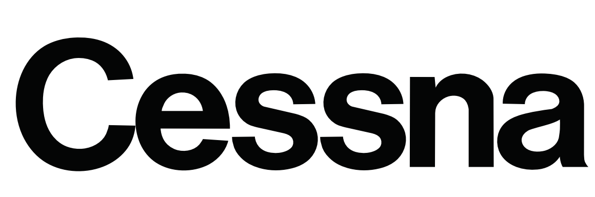 Universal Cessna Logo Decal – Multiple Styles | Premium Vinyl Aircraft Stickers