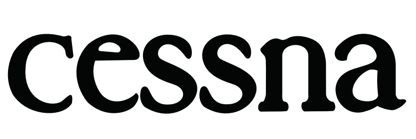 Universal Cessna Logo Decal – Multiple Styles | Premium Vinyl Aircraft Stickers