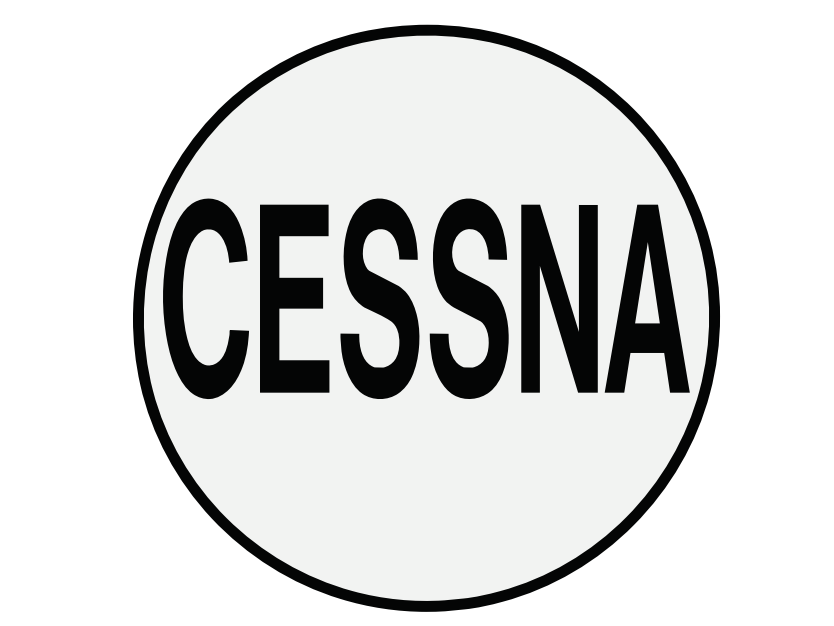 Universal Cessna Logo Decal – Multiple Styles | Premium Vinyl Aircraft Stickers