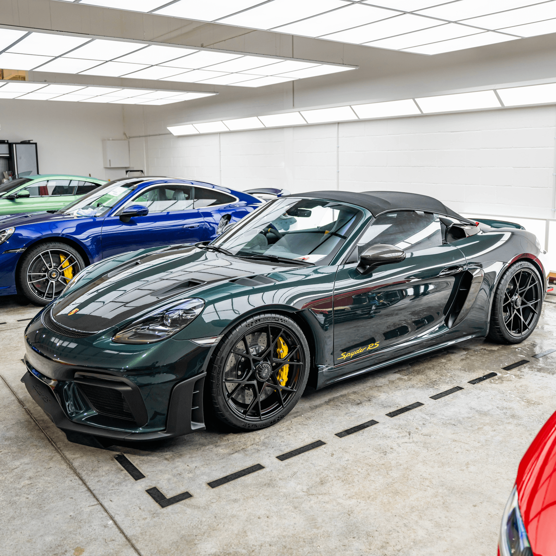 718 Spyder RS Style Door Decals (x2)