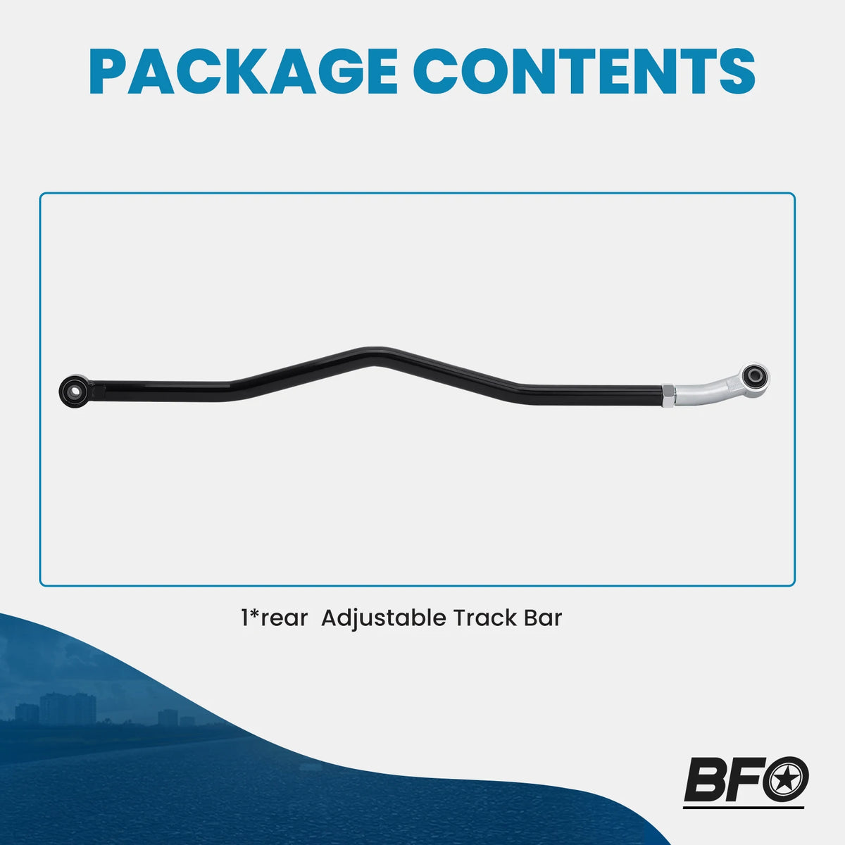 Rear Adjustable Track Bar Rod for Jeep Wrangler JK 2007-2018 2017 2016 0-6" Lift