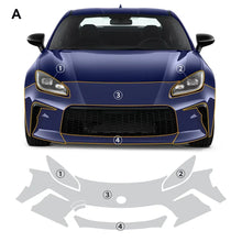 Load image into Gallery viewer, Precut PPF for Toyota GR86 (2021–2025) | TPU Paint Protection Film Clear Bra