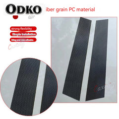 6Pcs Car Pillar Posts Door Window Trim Cover for Mercedes ML-Class W164 2006 2007 2008 2009 2010 2011 BC Column Sticker