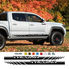 Door Side Stripe Decal for Pickup Trucks | 2-Piece Vinyl Body Graphic Decoration