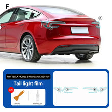 Load image into Gallery viewer, Precut PPF for Tesla Model 3 Highland (2024–2025) | TPU Headlight, Mirror &amp; Door Handle Protection