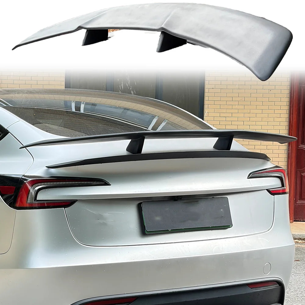 Novitec-Style Rear Trunk Lid Spoiler for Tesla Model 3 (2019–2024) | ABS Luggage Compartment Wing