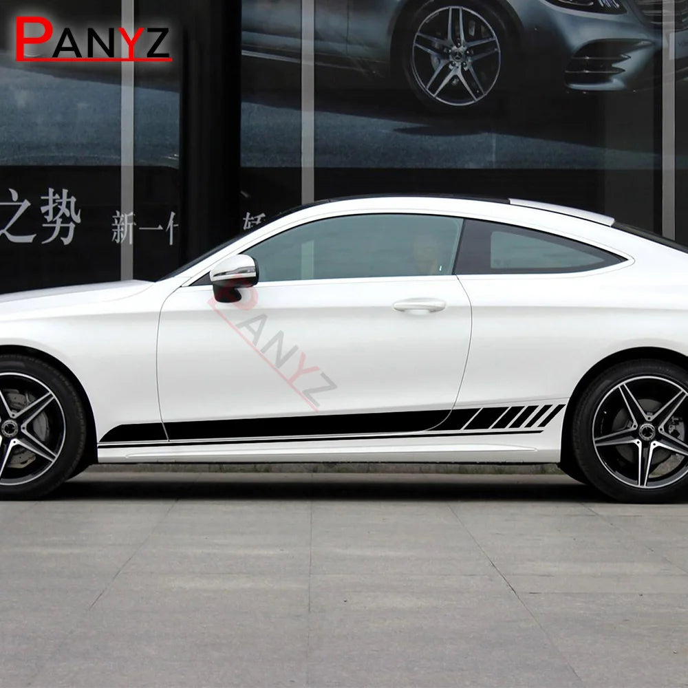 Side Stripes, Hood, Roof & Rear Decal Kit for Mercedes-Benz C-Class W205 / C63 AMG | Vinyl Graphics