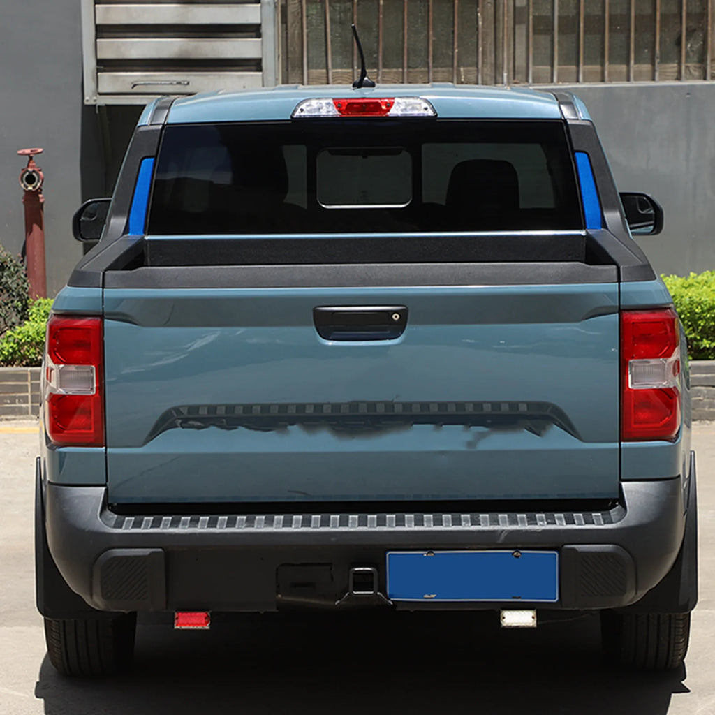 Soft Carbon Fiber Rear Trunk Window Spoiler & Pillar Strip for Ford Maverick (2022–2025) | ISO9001