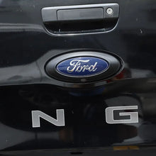 Load image into Gallery viewer, Rear Badge Ring Logo Frame Cover Trim for Ford Ranger (2015–2023) | Piano Black / Carbon / Matte Black